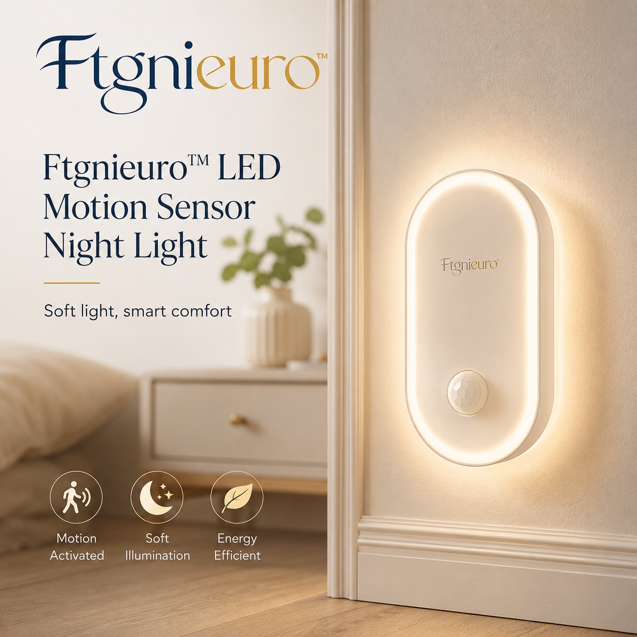 Ftgnieuro™ LED Motion Sensor Night Light