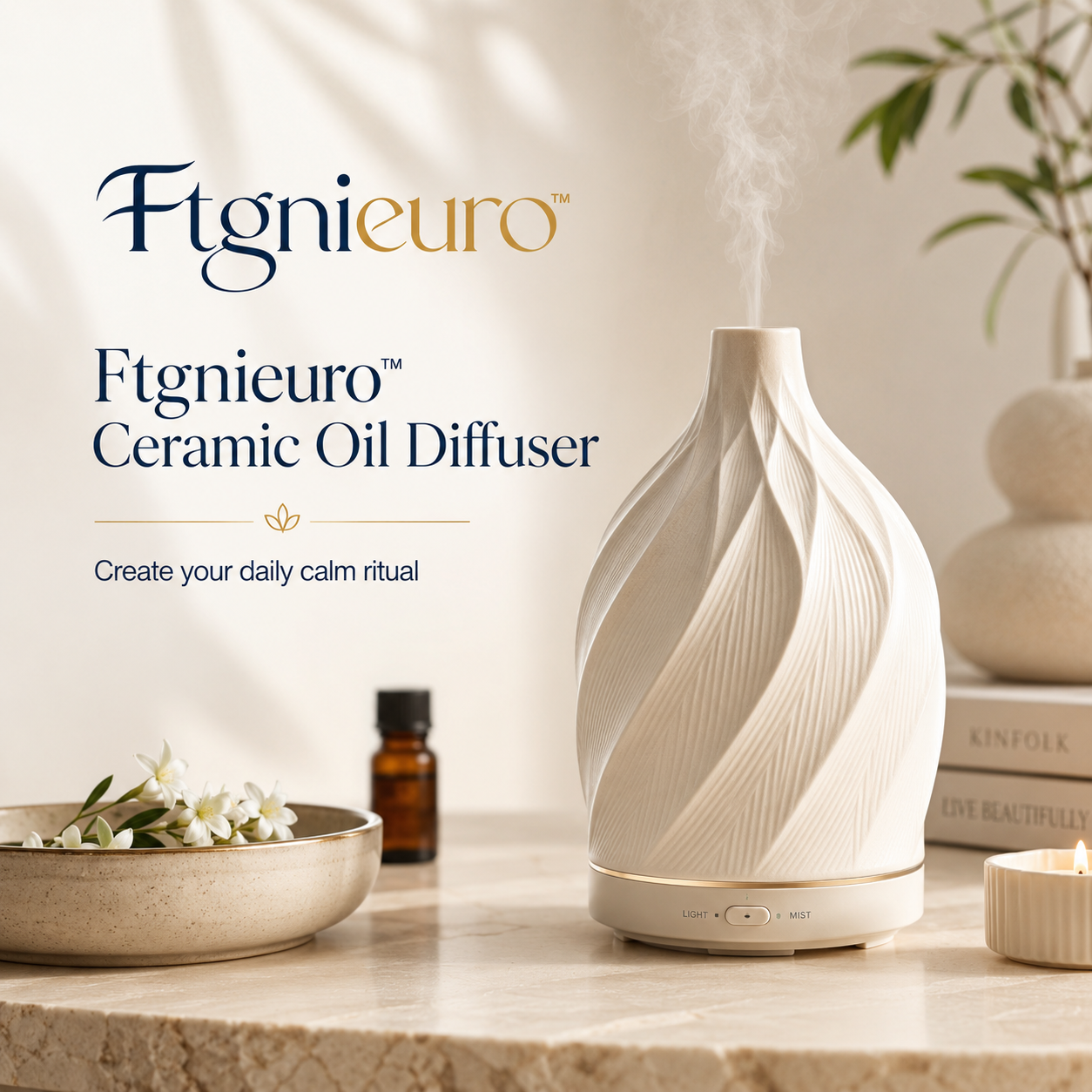 Ftgnieuro™ Ceramic Oil Diffuser